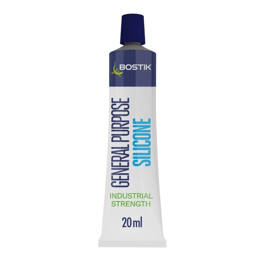 Bostik General Purpose Neutral Cure Silicone Sealant 20ml – Clear, Flexible & Waterproof - Image 2