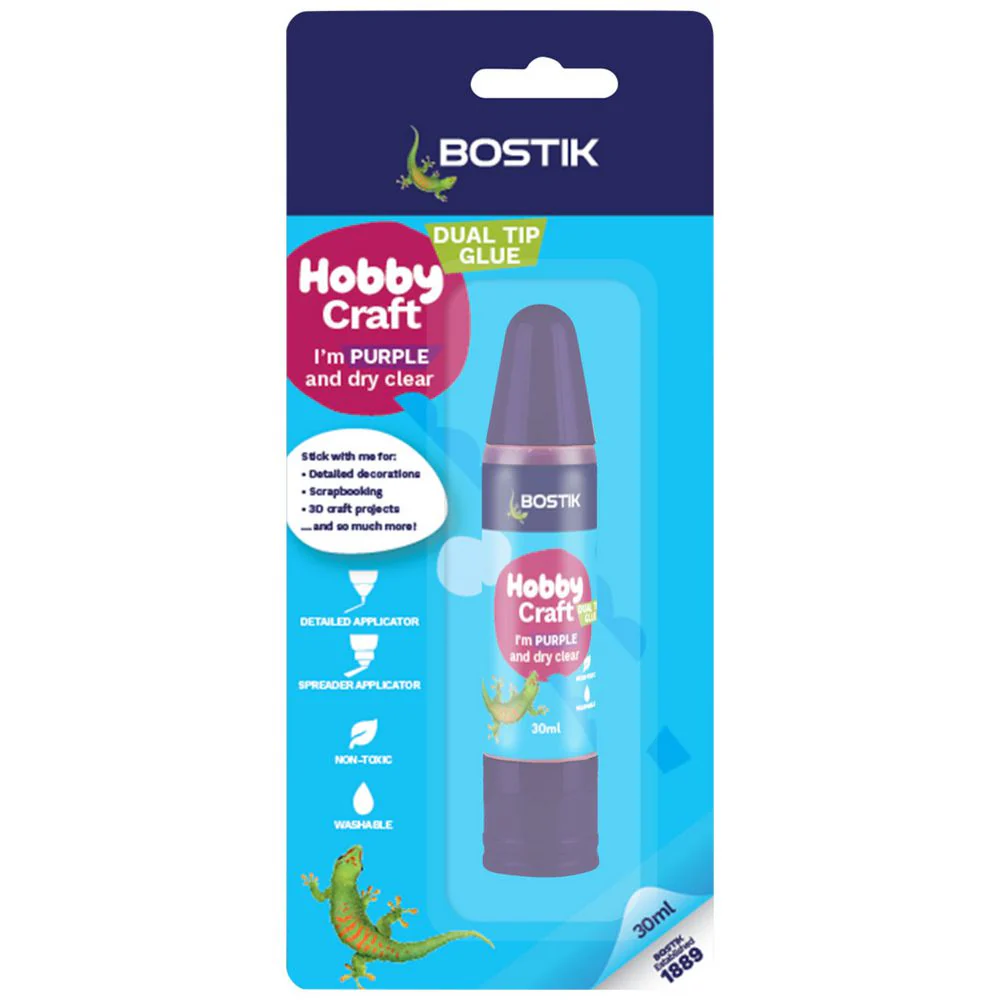 Bostik Hobby Craft Dual Tip Liquid Glue 30ml - Image 2