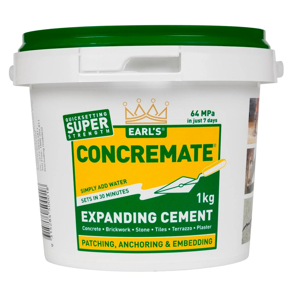 Concremate Expanding Anchoring Cement - Fast Set Grout & Patch - Image 2