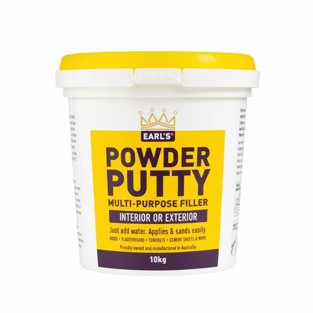 Earl’s Powder Putty – Mix-to-Use Interior & Exterior Filler (No Waste, Easy Sand) - Image 4