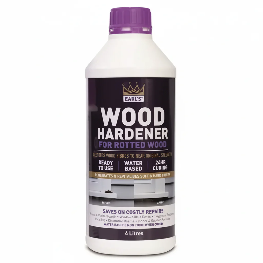 Earl's Wood Hardener Water-Based Rotten Timber Consolidator - Image 4