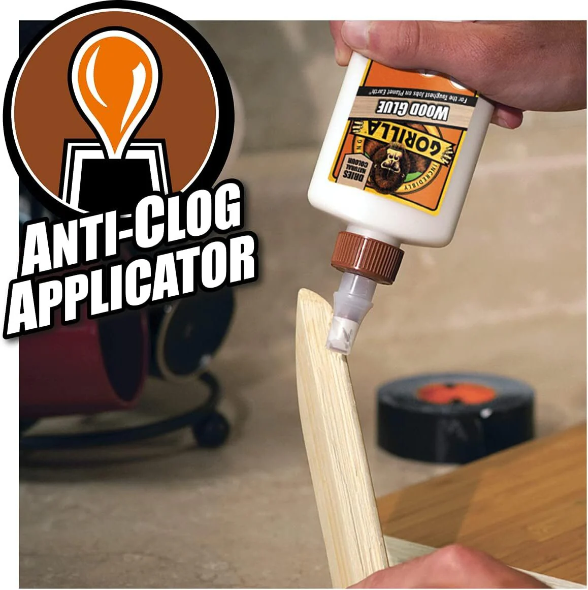 Gorilla Wood Glue Indoor and Outdoor Easy Applicator Bottle 118ml - Image 2