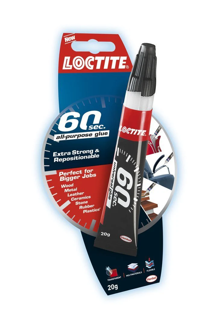 Loctite 60 Sec All Purpose Glue Extra Strong and Repositionable 20g - Image 2