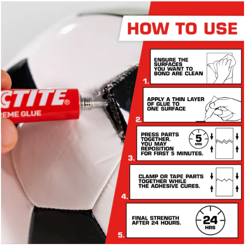 Loctite Extreme Glue No Drip Gel Crystal Clear Temperature Resistant - Image 4