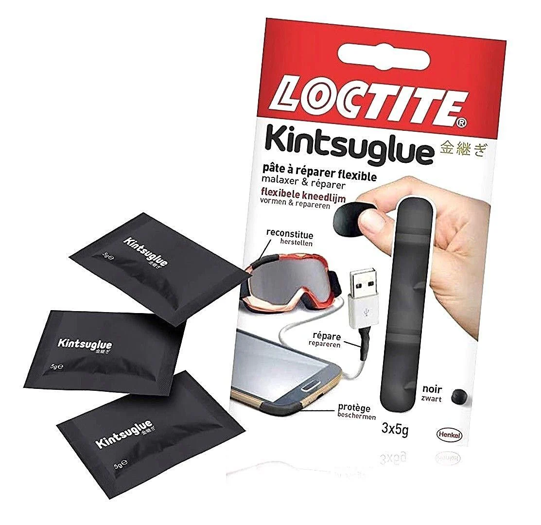 Loctite Kintsuglue Flexible Putty 3 x 5g [Black] - Image 2