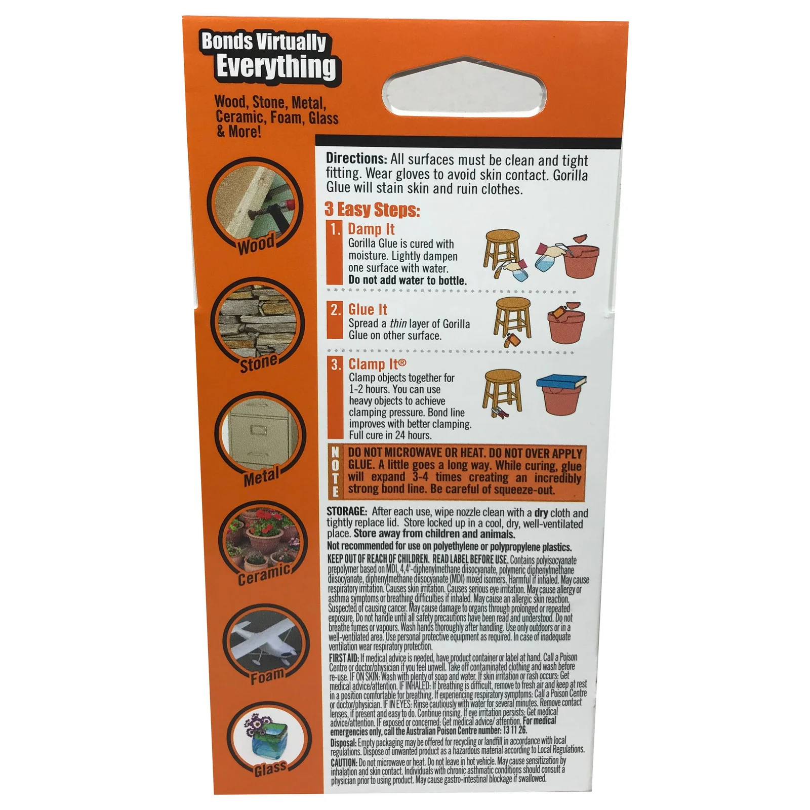 Original Gorilla Glue Bonds Virtually Everything Water Proof 59ml - Image 3