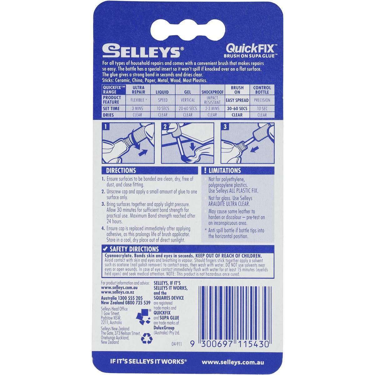 QuickFix Supa Glue Brush On 5ml - Image 2