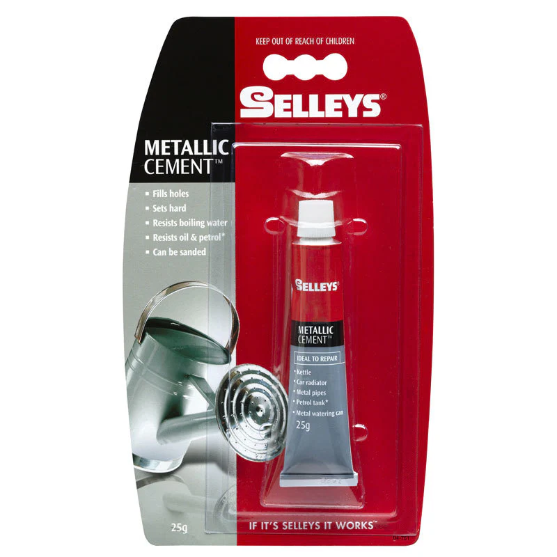 Selleys Metallic Cement Resists Boiling water, petrol and Oil 25g - Image 2