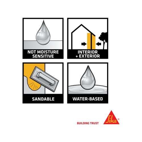 Sika Filler 107 Interior & Exterior 0-4mm Wet Area 250ml - Image 2