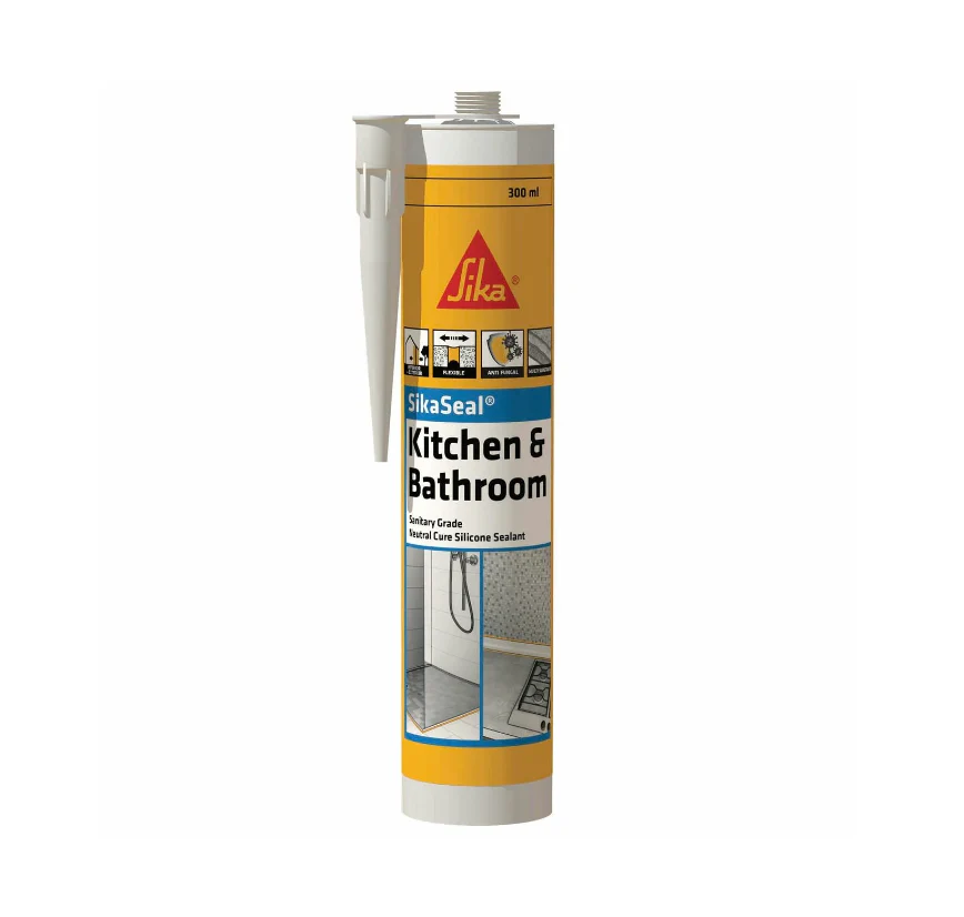 Sikaseal Kitchen and Bathroom Silicone Sealant Sanitary Grade 300ml - Image 13