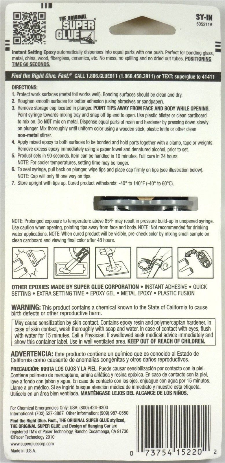 The Original Super Glue 90 Seconds Instant Setting Epoxy with easy open cap 28.3g - Image 2