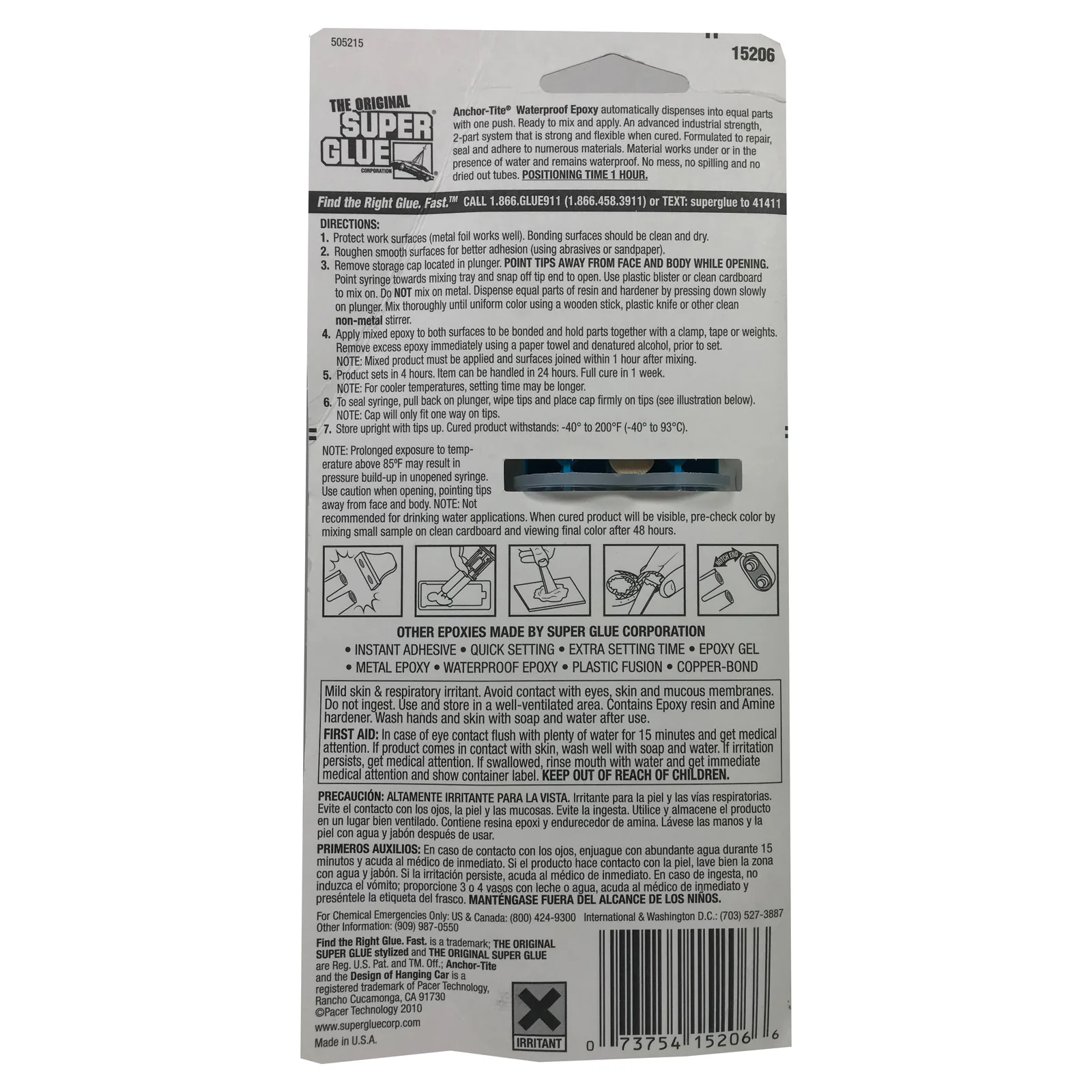 The Original Super Glue Anchor-Tite Waterproof Epoxy 4 hours 28.3g - Image 2