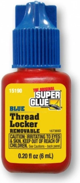 The Original Super Glue Blue Thread Locker Removable Prevents loosening - Can be removed with hand tools 6ml - Image 2