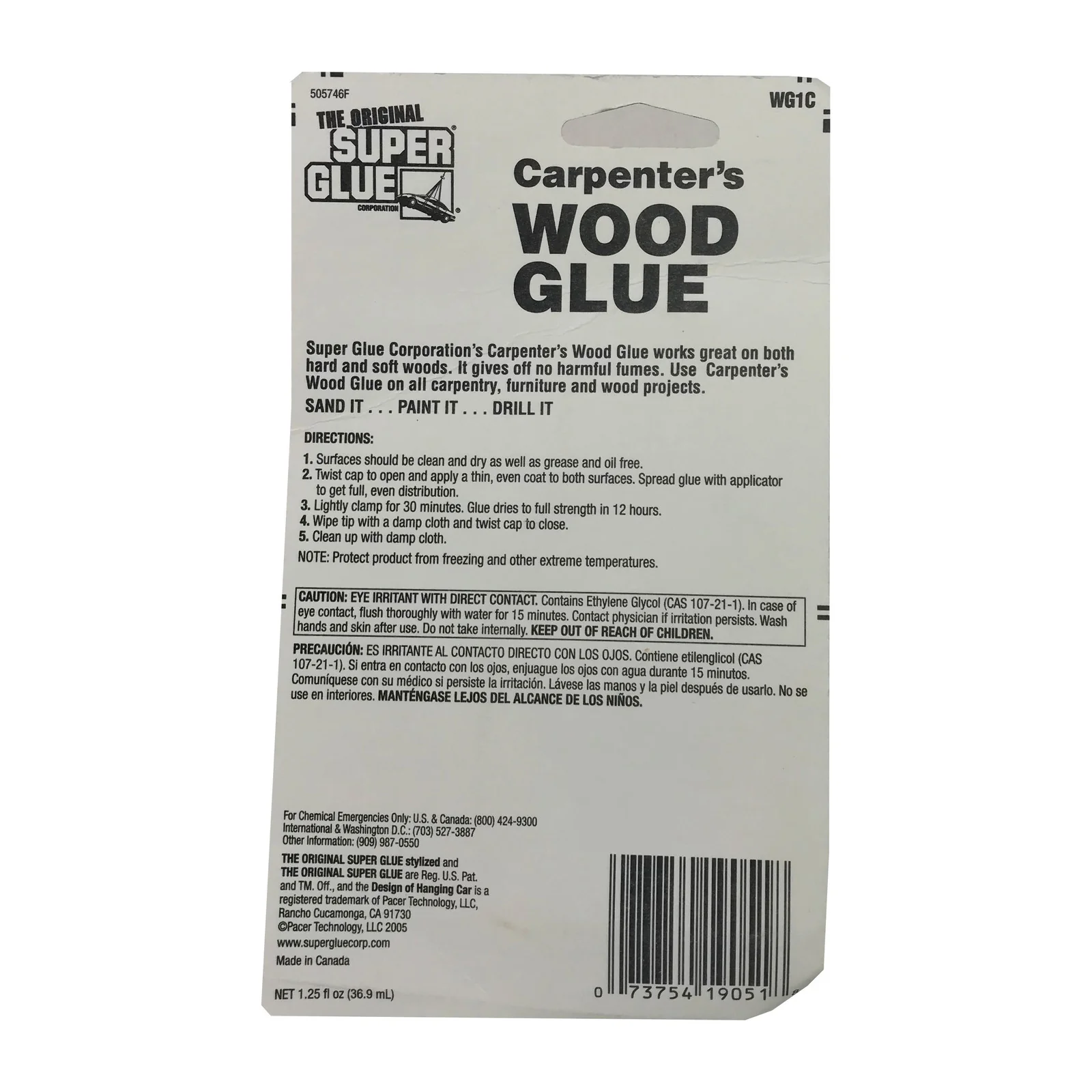 The Original Super Glue Carpenter's Wood Glue bonds and repairs all types of wood 36.9ml - Image 2