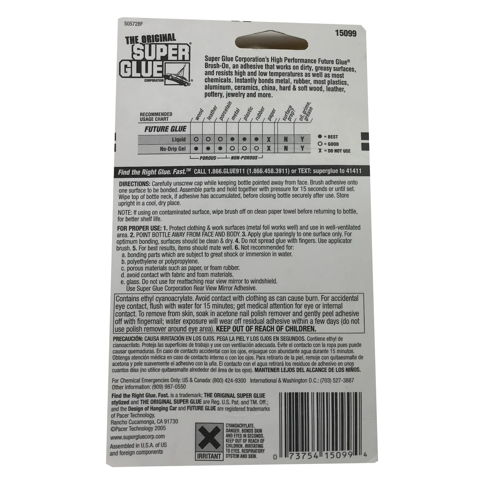 The Original Super Glue High Performance Future Glue 5g Brush On Bonds Instantly Multiple Surfaces 5g - Image 2