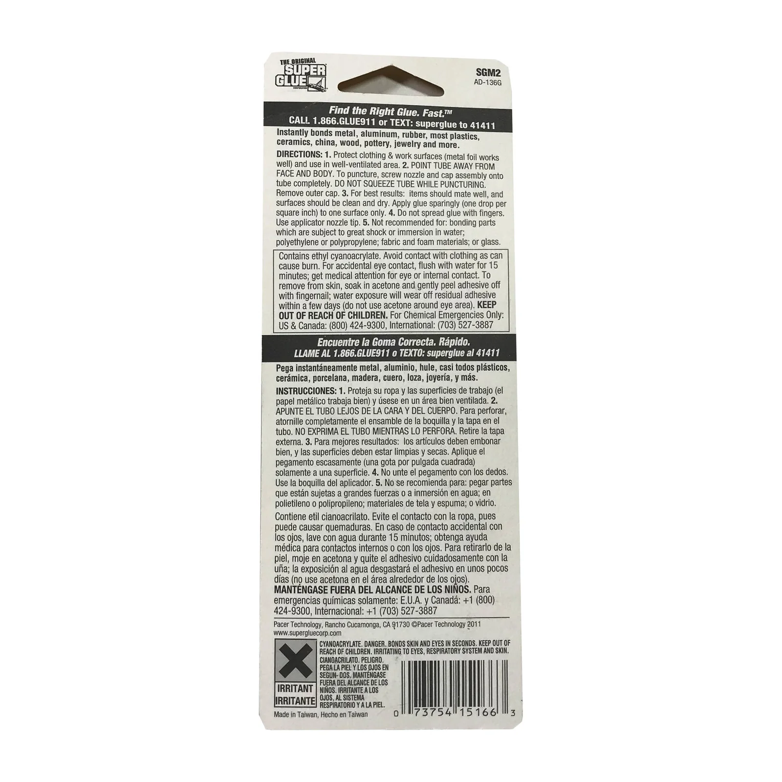 The Original Super Glue Super Glue Instant Bond with precision applicator 2g - Image 2