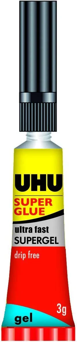 UHU Super Glue Ultra Fast Gel 3ml - Image 2